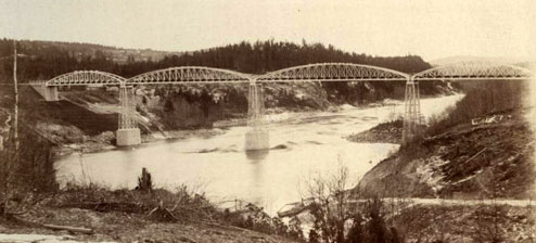 1885 års bro Döda Fallet